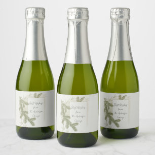 Elegant Green Ferns Custom Hand Script Corporate