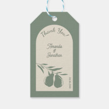 Elegant Green Pear Wedding Vielen Dank