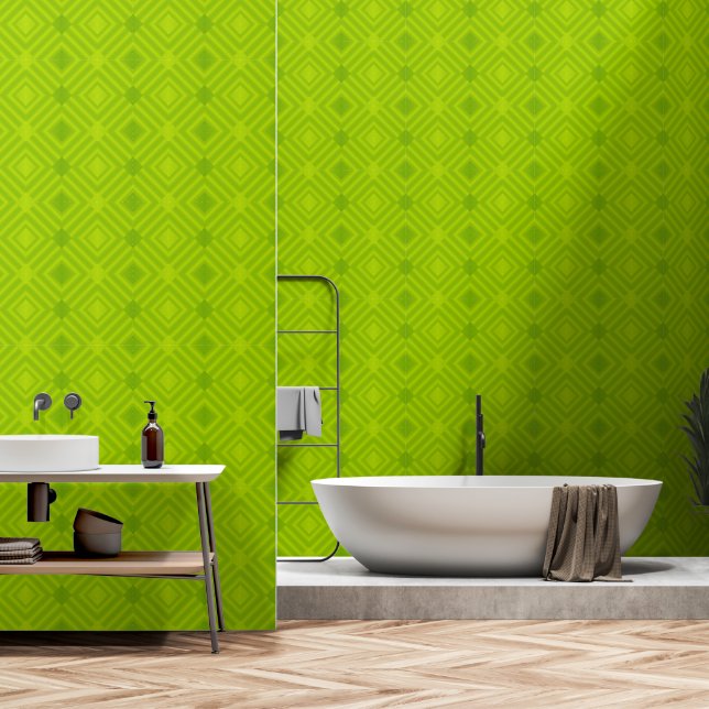 Elegant Green Tapete (Badezimmer)