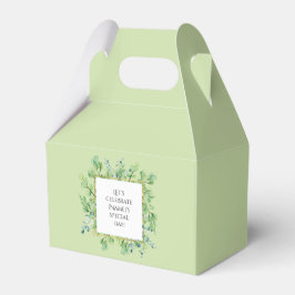 Elegant Greenerity Custom Geburtstagsparty Gunst B Geschenkschachtel