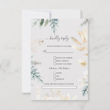 Elegant Greenerity Gold Blätter Song Request Weddi