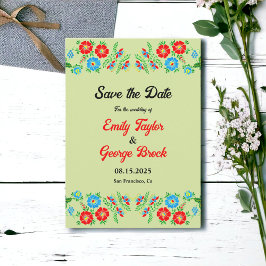 Elegant Greenery Blue Rote Rosen Blumenhochzeit Save The Date