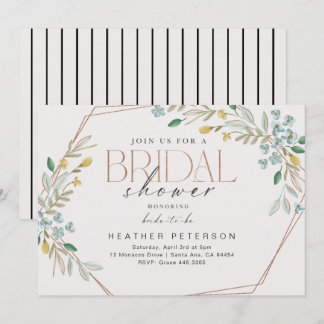 Elegant Greenery Einladung