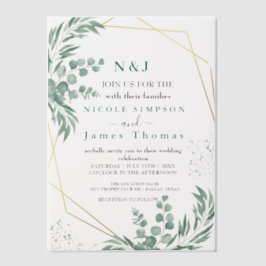 Elegant Greenery Eucalyptus Blätter Wedding