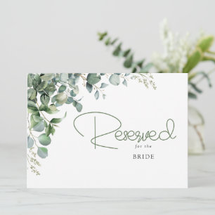 Elegant Greenery Eucalyptus Blätter Wedding Reserv