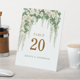 Elegant Greenery Eucalyptus Blätter Wedding Sockelschild