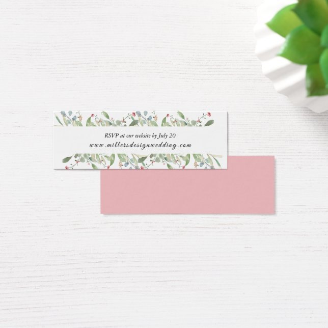 Elegant Greenery Eucalyptus Blätter Wedding Websit (Schreibtisch)