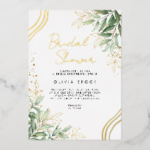 Elegant Greenery Eucalyptus Modernes Brautparty