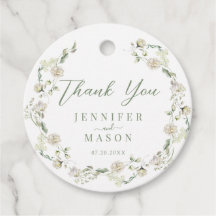 Elegant Greenery Floral Summer Wedding Vielen Dank