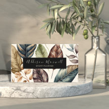 Elegant Greenery Gold Leaf