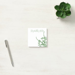 Elegant Greenery Post-it Klebezettel