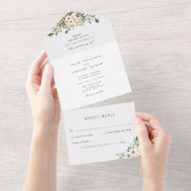 Elegant Greenery und Ivory Florals
