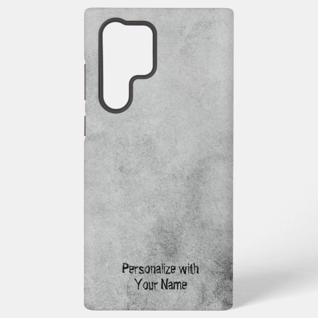 "Elegant Grey Grunge Background Cell Phone Case" Samsung Galaxy Hülle (Rückseite)