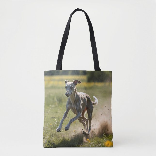 Elegant Greyhound Shoulder Tasche (Vorderseite)
