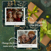 Elegant grün botanisch zweiseitig