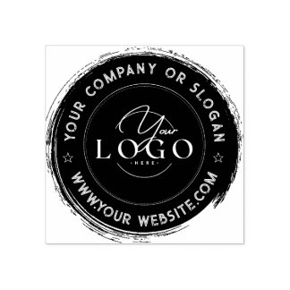 ELEGANT GRUNGE ROUND BRIEFMARKE | Benutzerdefinier Gummistempel