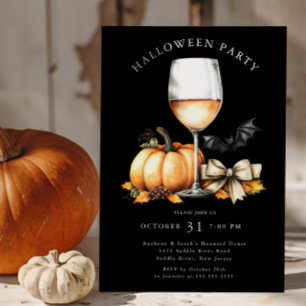 Elegant-Halloween-Einladung Einladung