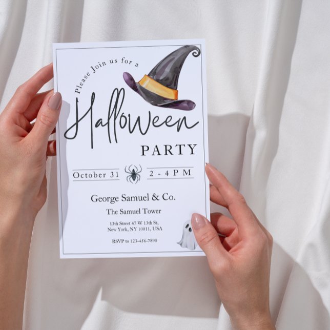 Elegant Halloween Invitation for Company Office Einladung (Von Creator hochgeladen)