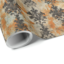 Elegant Halloween Toile Geschenkpapier