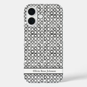 Elegant handGezeichnet Squares Case-Mate iPhone Ca 16 Hülle