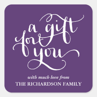 ELEGANT HANDSCHRIFTLICHE SCRIPT GIFT TAG STICKERS