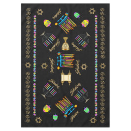 Elegant Hanukkah Chanukah Tablecover Tablecloth Tischdecke
