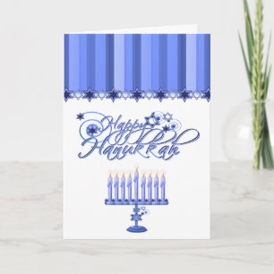 Elegant Hanukkah Grußkarte Feiertagskarte