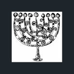 Elegant Hanukkah Menorah Candle Gummistempel<br><div class="desc">Diese elegante Hanukkah menorah wird Ihren Ferien-Mailings und Geschenken eine Touch Eleganz hinzufügen. Entworfen von dem weltbekannten Künstler Tim Coffey.</div>