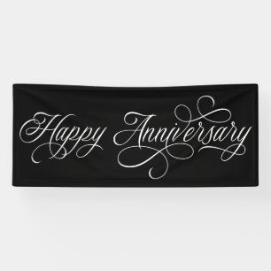 Elegant Happy Anniversary-Skript Banner