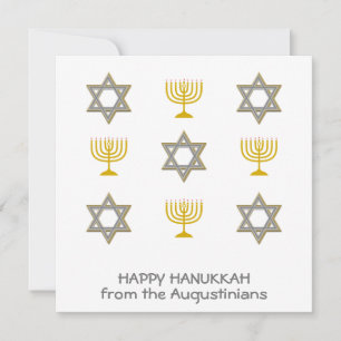 Elegant Happy Hanukkah Feiertagskarte