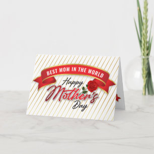 Elegant Happy Mother Day Card Karte