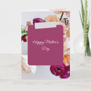 Elegant Happy Mother Day Card Karte
