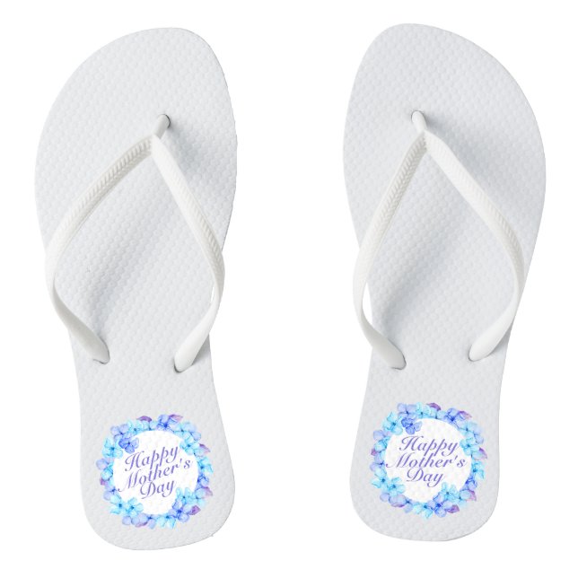 Elegant Happy Mother's Day Floral | Flip Flops (Fußbett)