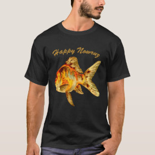 Elegant Happy Nowruz Goldfish Persian New Year T-Shirt