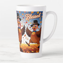 Elegant Happy Thanksgiving Türkei Milchtasse