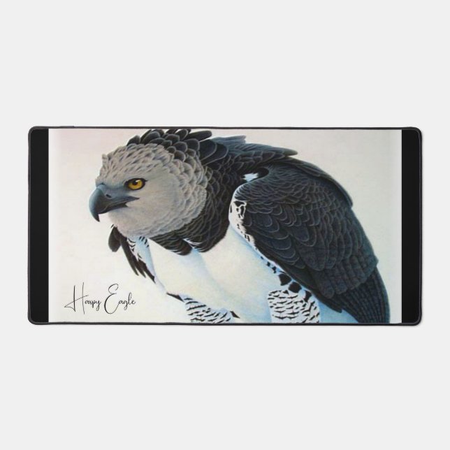 "Elegant Harpy Eagle" Schreibtischunterlage (Vorderseite)