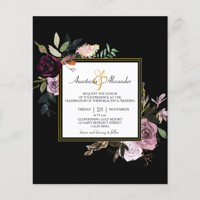 ELEGANT HAUSHALT Hochzeitsseminar Flyer (Vorne)
