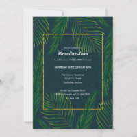Elegant Hawaiian Luau Einladungen