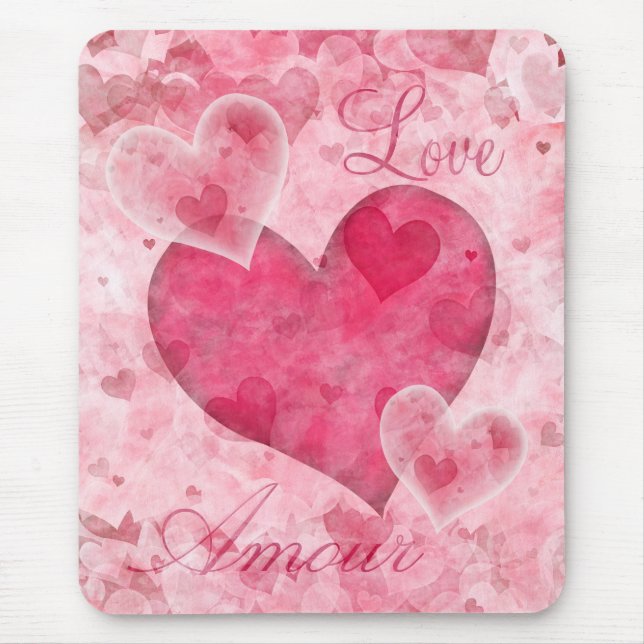 Elegant Hearts Mousepad (Vorne)