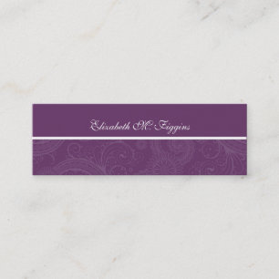 Elegant Hindu Swirl Mommy Cards Telefonnummerkarte