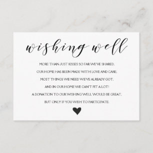 Elegant Hochzeitsplanung für Hochzeiten Begleitkarte