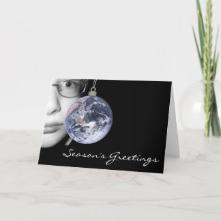 Elegant Holiday Card Supporting Autism Advocacy Feiertagskarte