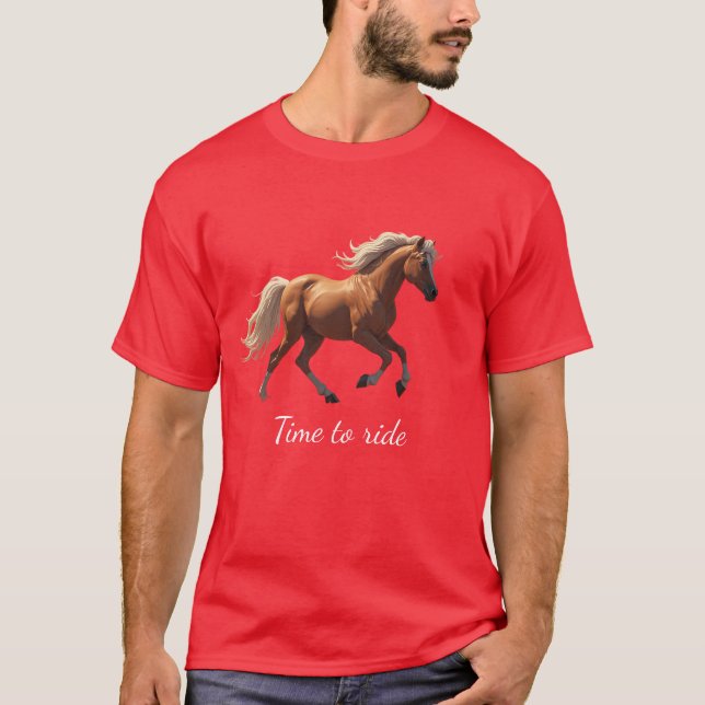 Elegant horse  T-Shirt (Vorderseite)