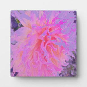 Elegant Hot Pink and Magenta Decorative Dahlia Fotoplatte