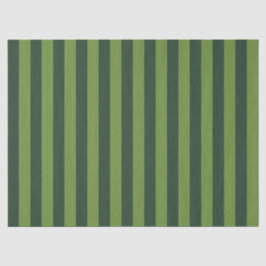 Elegant Hunter Green Garden Green Stripe Seidenpapier