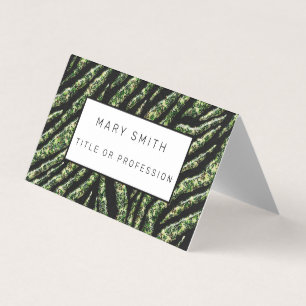 Elegant Hybrid Floral-Animal Visitenkarten