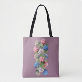 Elegant Hydrangea Floral Tote Bag