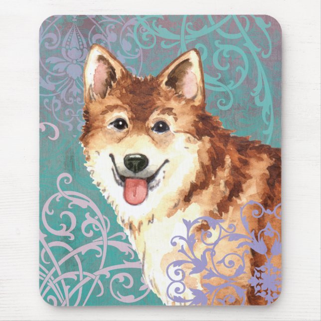 Elegant Icelandic Sheepdog Mousepad (Vorne)