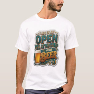 Elegant ICH BIN IN EINER OFFENEN BEZIEHUNG MIT BIE T-Shirt