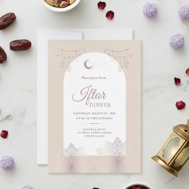Elegant Iftar Dinner Invitation Card Einladung (Von Creator hochgeladen)
